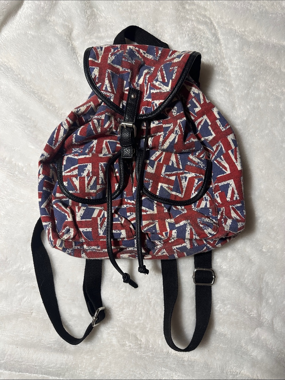 Unbranded Union Jack Canvas Backpack